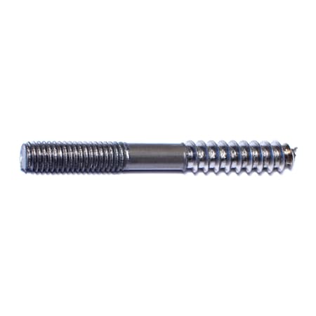 Midwest Fastener 3/8 in Thread to 3/8"-16 Thread, 50 PK Steel, Plain Finish 08461